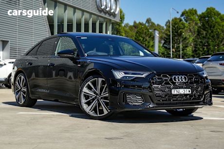 Black 2024 Audi A6 Sedan 45 TFSI S LINE 4X4