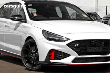 White 2024 Hyundai I30 Hatchback N Premium With Sunroof