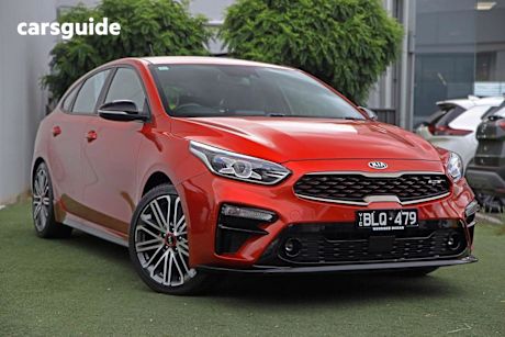 Orange 2020 Kia Cerato Sedan GT Safety Pack