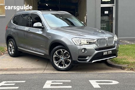 Grey 2017 BMW X3 Wagon xDrive20d