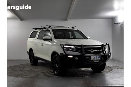 White 2020 Ssangyong Musso Crew Cab Utility Ultimate