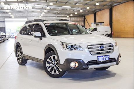 White 2017 Subaru Outback Wagon 2.5I PREMIUM 4WD