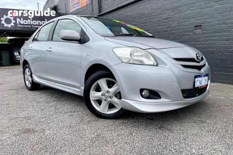 Silver 2007 Toyota Yaris Sedan YRX