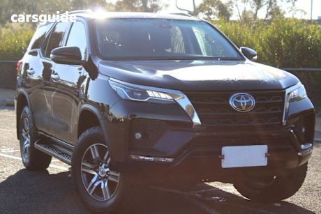 Black 2021 Toyota Fortuner Wagon GXL