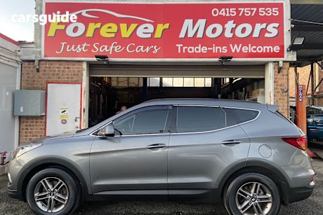 Grey 2017 Hyundai Santa FE Wagon Active (4X4)