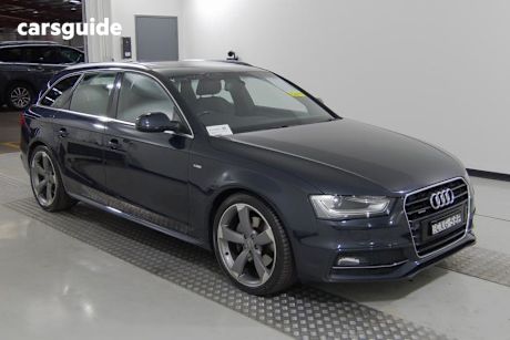 Blue 2014 Audi A4 Wagon 2.0 Tfsi S-Line Avant Quattro