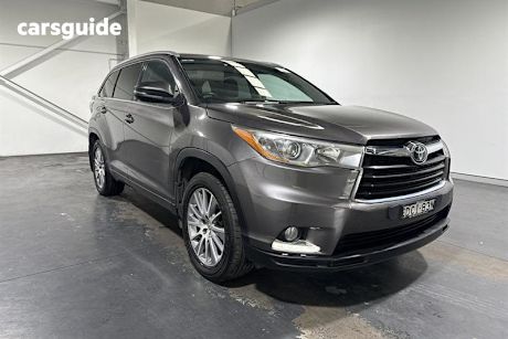 Grey 2015 Toyota Kluger Wagon Grande (4X4)