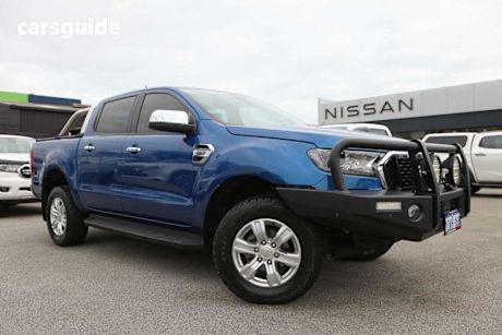 Blue 2021 Ford Ranger Double Cab Pick Up XLT 3.2 (4X4)
