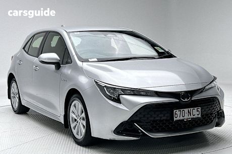 Silver 2022 Toyota Corolla Hatch ASCENT SPORT HYBRID F