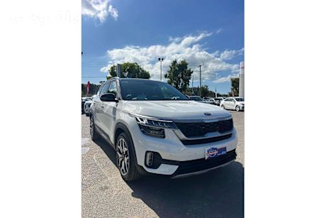 White 2019 Kia Seltos Wagon GT Line (awd)