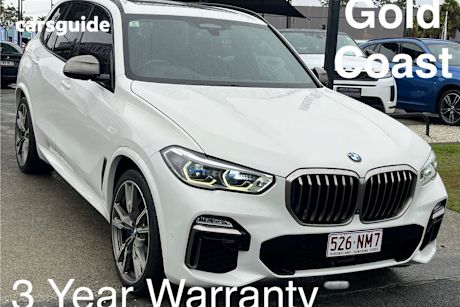 White 2018 BMW X5 Wagon M50D (5 Seat)