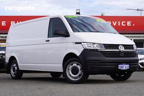 White 2021 Volkswagen Transporter Van TDI450 LWB