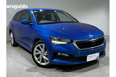 Blue 2022 Skoda Scala Hatchback 110 TSI Ambition