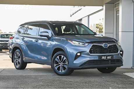 Blue 2021 Toyota Kluger Wagon GXL Hybrid AWD