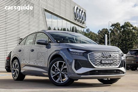 Grey 2025 Audi Q4 E-Tron Sportback 45 Sportback