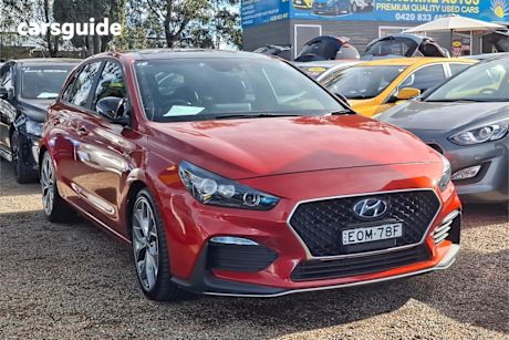 Orange 2021 Hyundai I30 Hatchback N Line Premium
