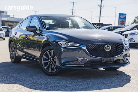 Grey 2022 Mazda 6 Sedan Touring