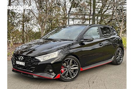 Black 2023 Hyundai I20 Hatch N F