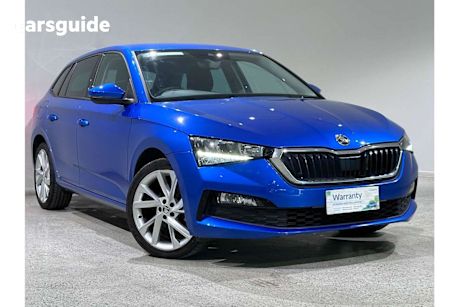 Blue 2022 Skoda Scala Hatchback 110 TSI Ambition