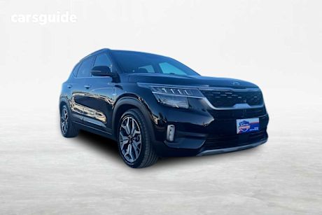Black 2020 Kia Seltos Wagon GT Line (awd)