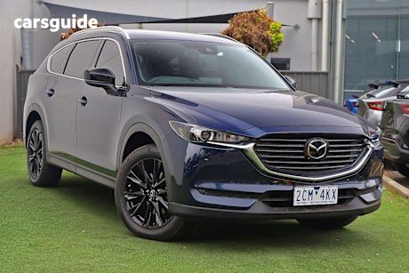 Blue 2022 Mazda CX-8 Wagon Touring SP (fwd)