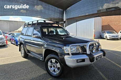 Blue 2008 Nissan Patrol Coil Cab Chassis ST (4X4)