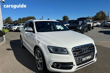 White 2015 Audi SQ5 Wagon 3.0 TDI Quattro