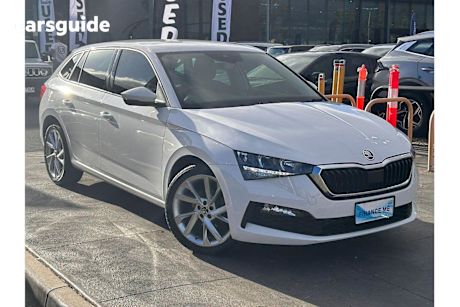 White 2021 Skoda Scala Hatchback 110 TSI Ambition