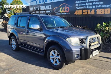 Blue 2007 Nissan Pathfinder Wagon ST-L (4X4)