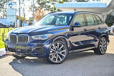Blue 2022 BMW X5 Wagon Xdrive30D M Sport