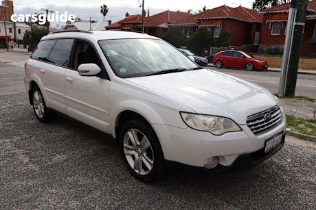 White 2007 Subaru Outback Wagon 2.5I