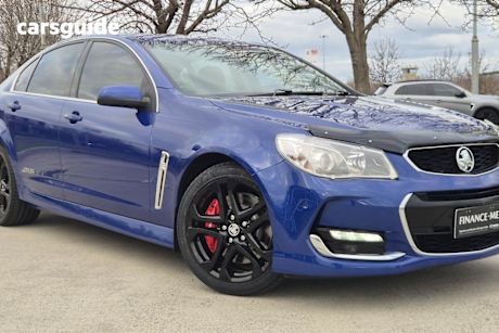 Blue 2016 Holden Commodore Sedan SS-V Redline