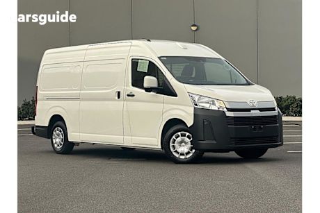 White 2021 Toyota Hiace Van Slwb