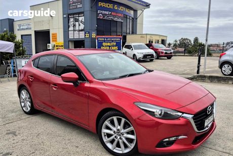 Red 2016 Mazda 3 Hatchback SP25 GT