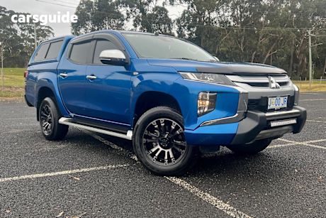 Blue 2020 Mitsubishi Triton Double Cab Pick Up GLX-R (4X4)