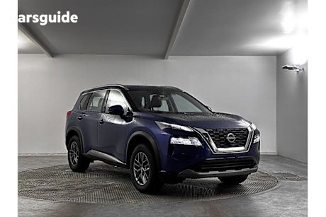 Blue 2024 Nissan X-Trail Wagon ST (4WD) 7 Seat