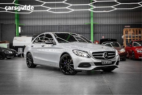 Silver 2014 Mercedes-Benz C-CLASS Sedan C250 BLUETEC R