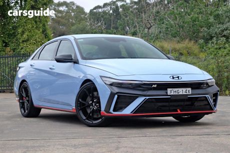 Blue 2024 Hyundai I30 Sedan N Premium With Sunroof