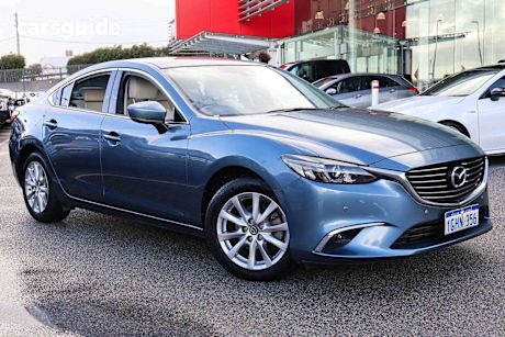 Blue 2017 Mazda 6 Sedan Touring
