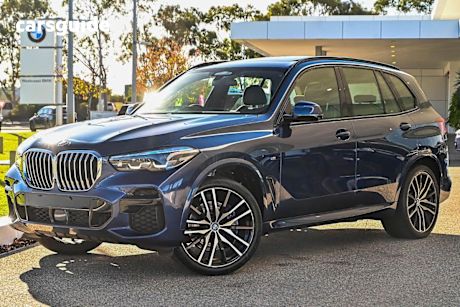 Blue 2022 BMW X5 Wagon Xdrive30D M Sport