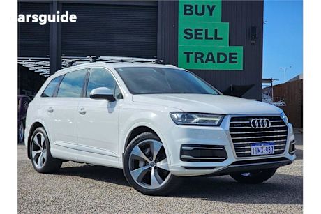 White 2018 Audi Q7 Wagon TDI 4WD