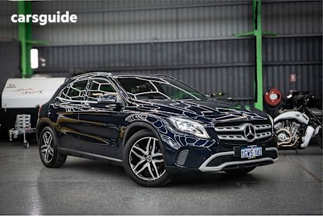 Blue 2018 Mercedes-Benz GLA-Class Wagon GLA180 F