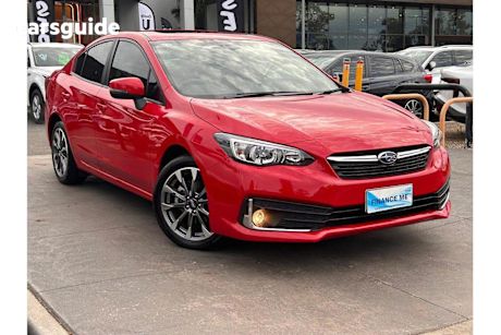 Red 2023 Subaru Impreza Sedan 2.0I Premium (awd)