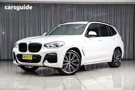 White 2019 BMW X3 Wagon Xdrive 30I IND Collection