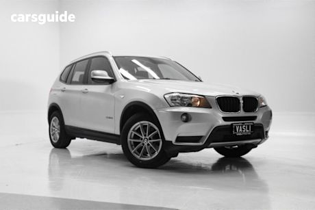 Silver 2011 BMW X3 Wagon Xdrive 20D