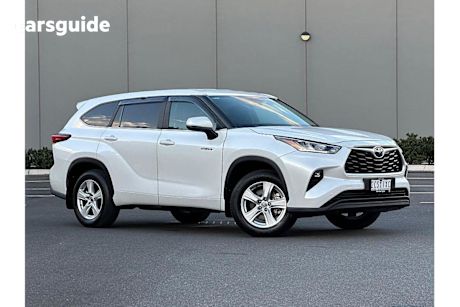 White 2024 Toyota Kluger Wagon GX Hybrid AWD