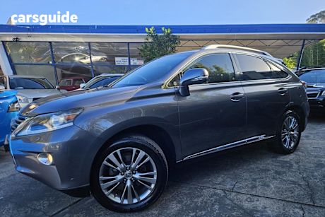 Grey 2012 Lexus RX450H Wagon Luxury