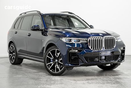 Blue 2022 BMW X7 Wagon Xdrive30D M Sport
