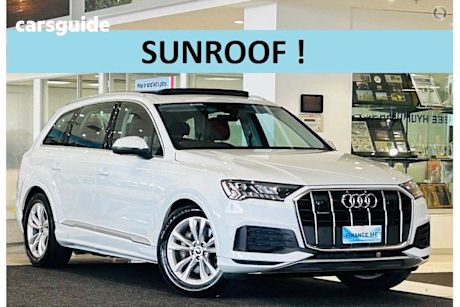 White 2023 Audi Q7 SUV 45 TDI 4WD