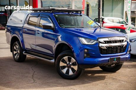 Blue 2022 Isuzu D-MAX Crew Cab Utility LS-U (4X4)